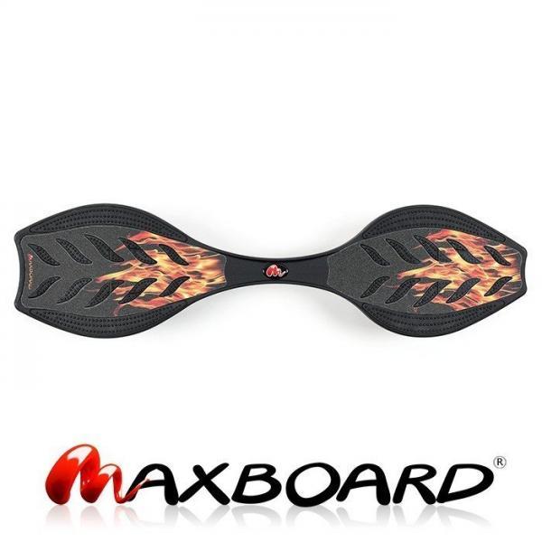 Maxboard flame - ein Maxboard mit Flammen-Motiv für Kinder, Jungs - für Profis und Anfänger / Einsteiger