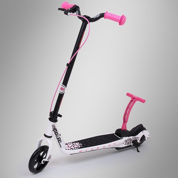 Pulse Scooter Kick and Go weiss/pink