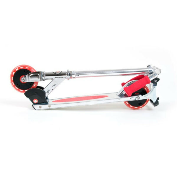 Razor Spark Scooter rot zusammengeklappt