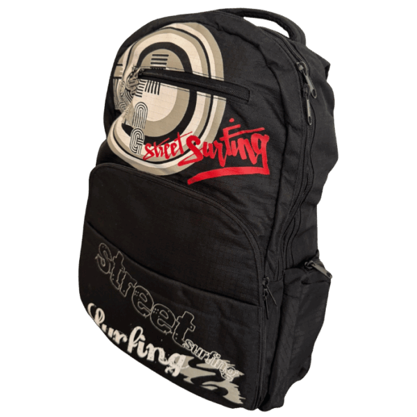 Rucksack für Maxboard oder Skateboard - rot