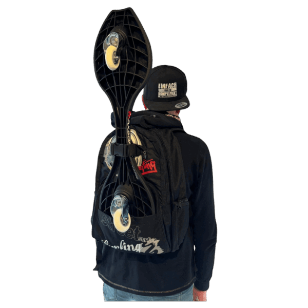 Rucksack für Maxboard oder Skateboard - rot – Bild 3